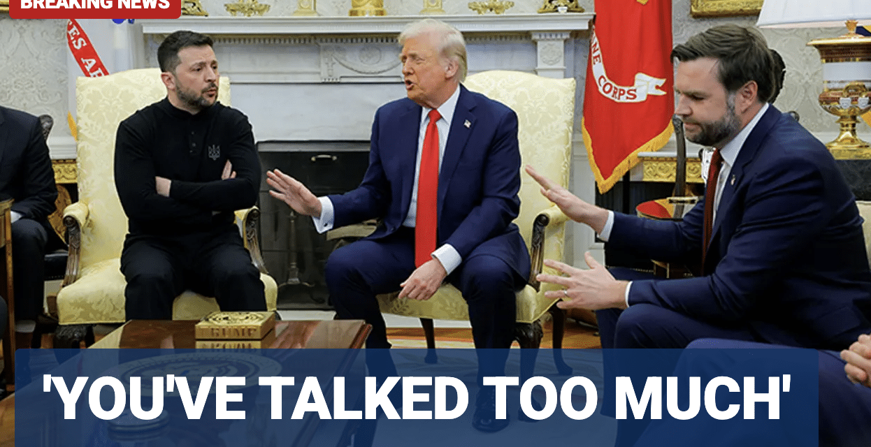 Trump, Vance and Zelensky meeting at White House gets heated over Russian war